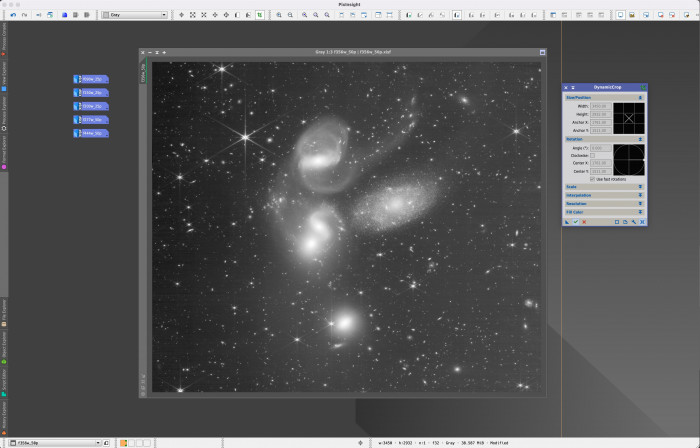 Erste Bearbeitungen - Zuschneiden des Referenzbildes (Bild: Mario Keller)